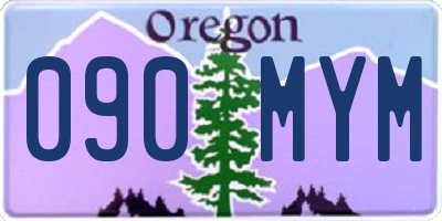 OR license plate 090MYM