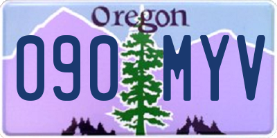 OR license plate 090MYV