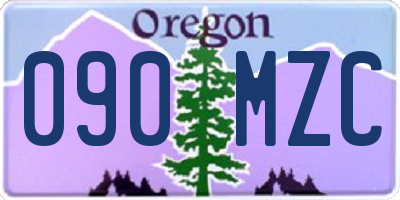 OR license plate 090MZC