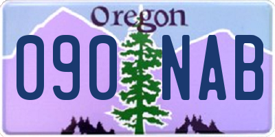 OR license plate 090NAB