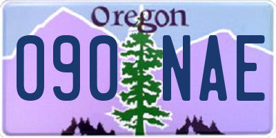 OR license plate 090NAE