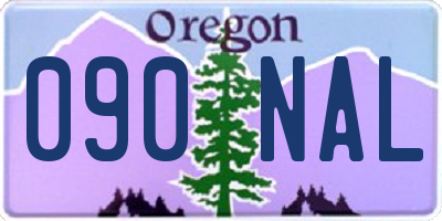 OR license plate 090NAL
