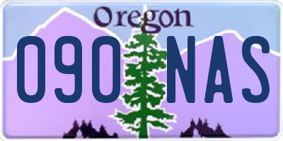 OR license plate 090NAS