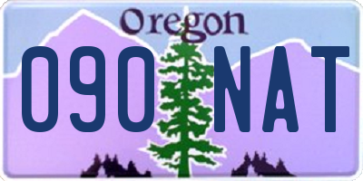 OR license plate 090NAT