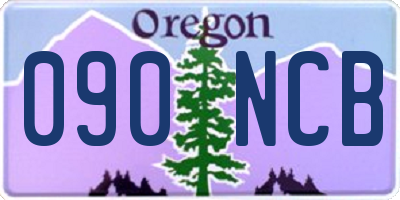 OR license plate 090NCB