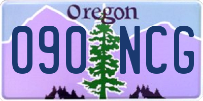 OR license plate 090NCG