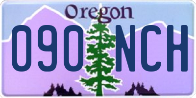 OR license plate 090NCH