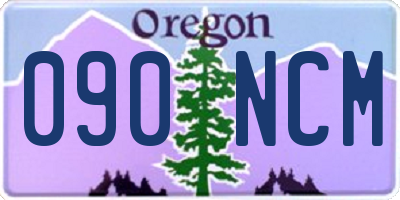 OR license plate 090NCM