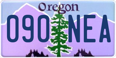 OR license plate 090NEA