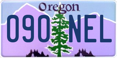 OR license plate 090NEL