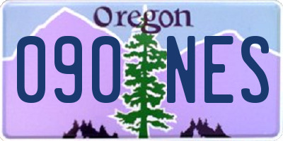 OR license plate 090NES