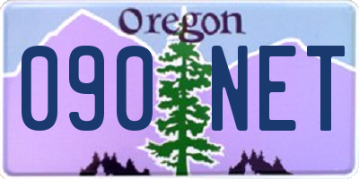 OR license plate 090NET
