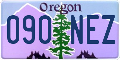 OR license plate 090NEZ