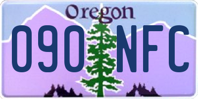 OR license plate 090NFC