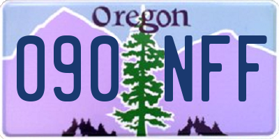 OR license plate 090NFF