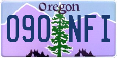 OR license plate 090NFI