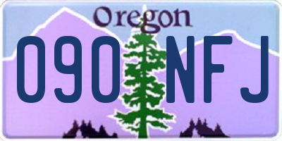 OR license plate 090NFJ