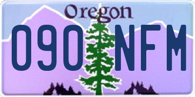 OR license plate 090NFM