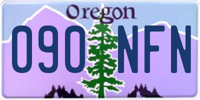 OR license plate 090NFN
