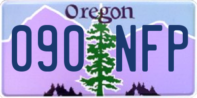 OR license plate 090NFP