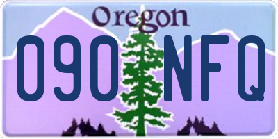 OR license plate 090NFQ