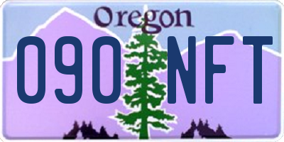OR license plate 090NFT