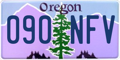 OR license plate 090NFV