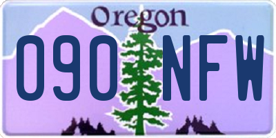 OR license plate 090NFW