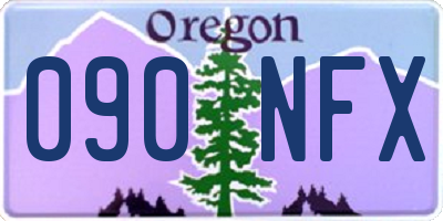 OR license plate 090NFX