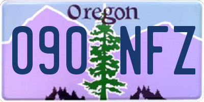 OR license plate 090NFZ