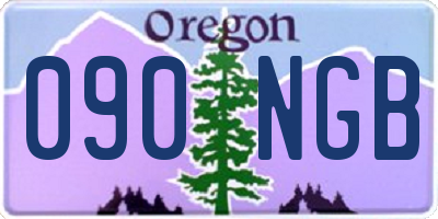 OR license plate 090NGB