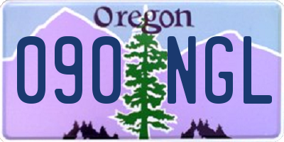 OR license plate 090NGL