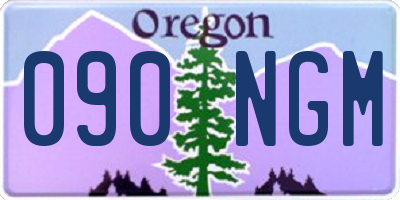 OR license plate 090NGM