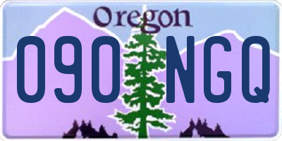 OR license plate 090NGQ