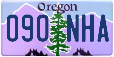 OR license plate 090NHA