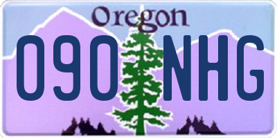 OR license plate 090NHG
