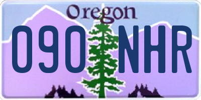 OR license plate 090NHR