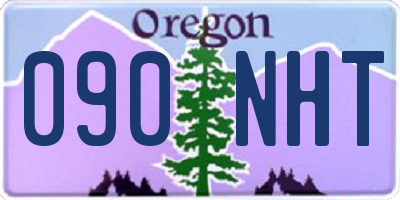 OR license plate 090NHT