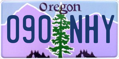 OR license plate 090NHY