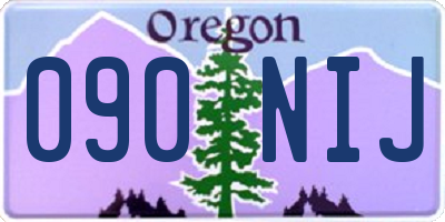 OR license plate 090NIJ