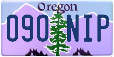 OR license plate 090NIP