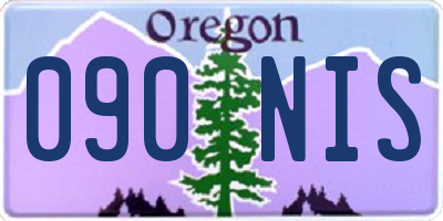 OR license plate 090NIS