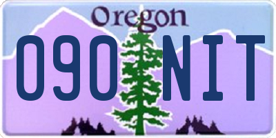 OR license plate 090NIT