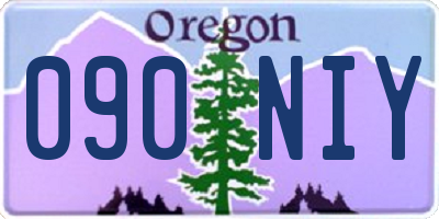 OR license plate 090NIY