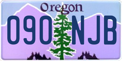 OR license plate 090NJB