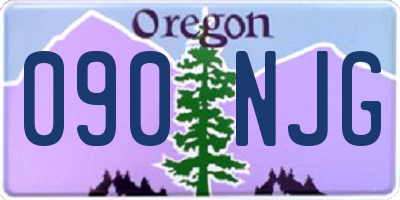 OR license plate 090NJG
