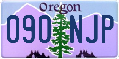 OR license plate 090NJP