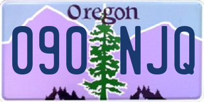 OR license plate 090NJQ