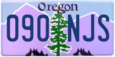 OR license plate 090NJS