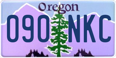 OR license plate 090NKC
